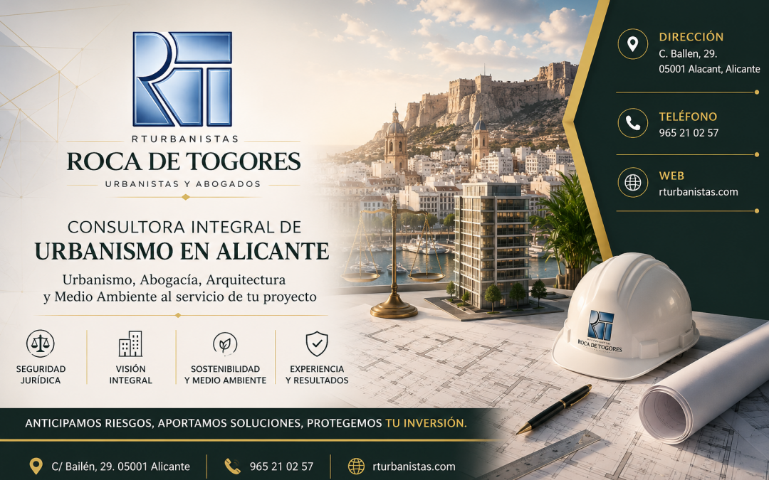 Consultora integral de urbanismo en Alicante RT Urbanistas abogados arquitectos