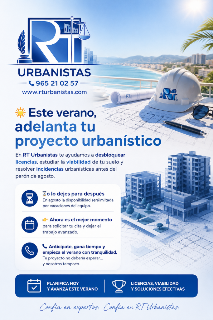 Evita retrasos en agosto: adelanta tu proyecto urbanístico